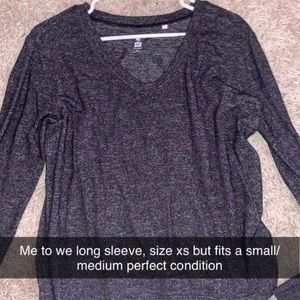 Me to We Pacsun Grey/Charcoal Long Sleeve